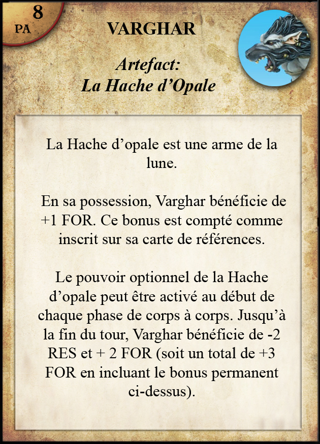 Hache d'Opale
